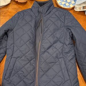 J. Crew Women’s Navy Quilted Puffer Jacket